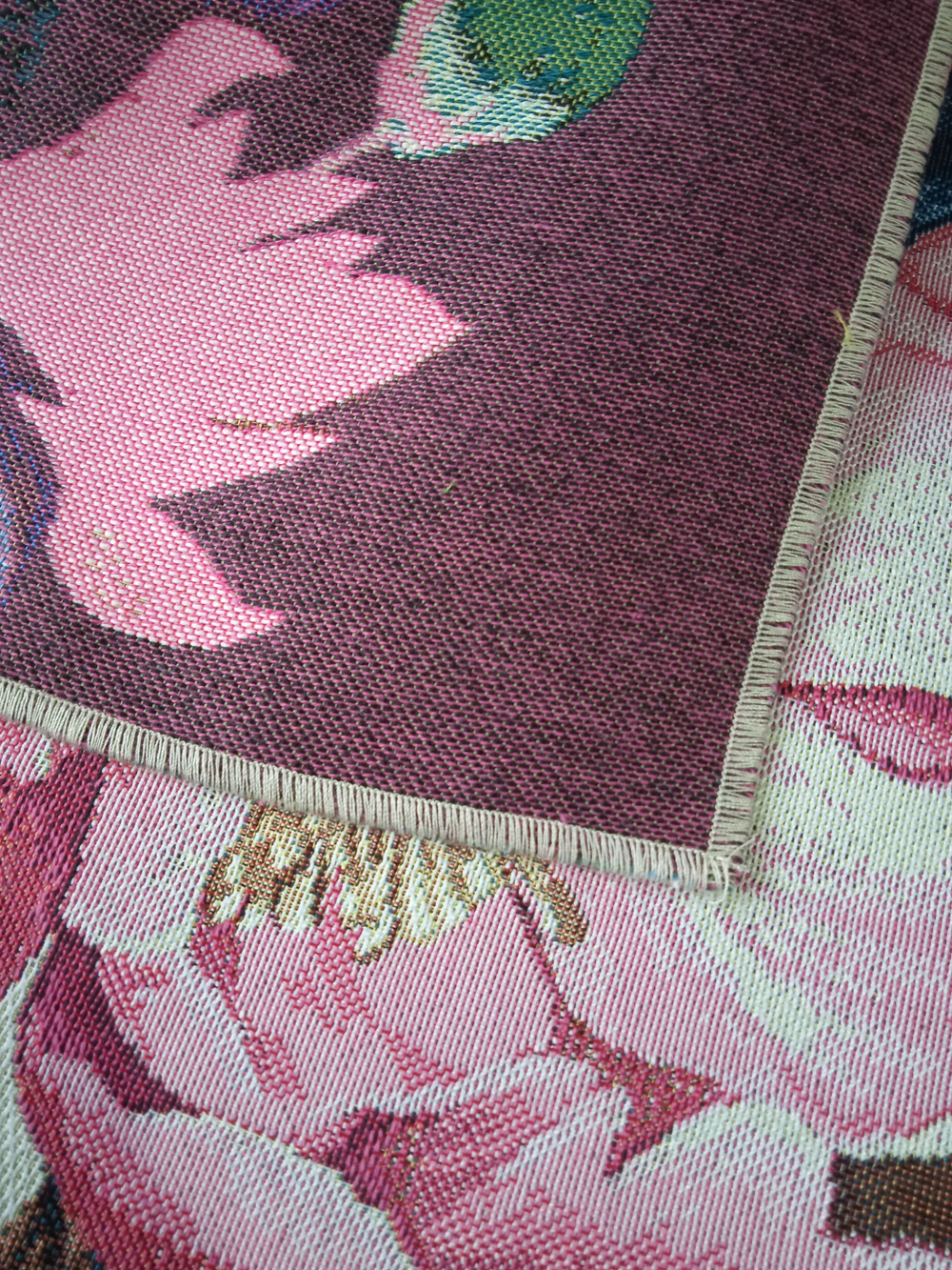 Гобеленовая столешница Розовые пионы 45х100