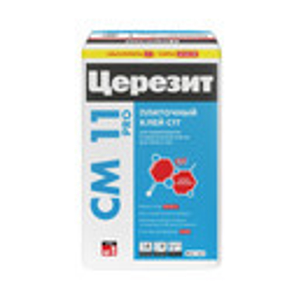 Клей ЦЕРЕЗИТ CM 11 PRO C1T для плитки для внутр. работ 25 кг