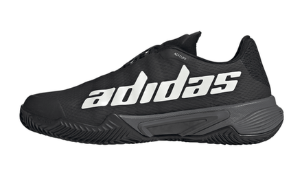 Мужские кроссовки теннисные Adidas Barricade M Clay - core black/cloud white/grey five