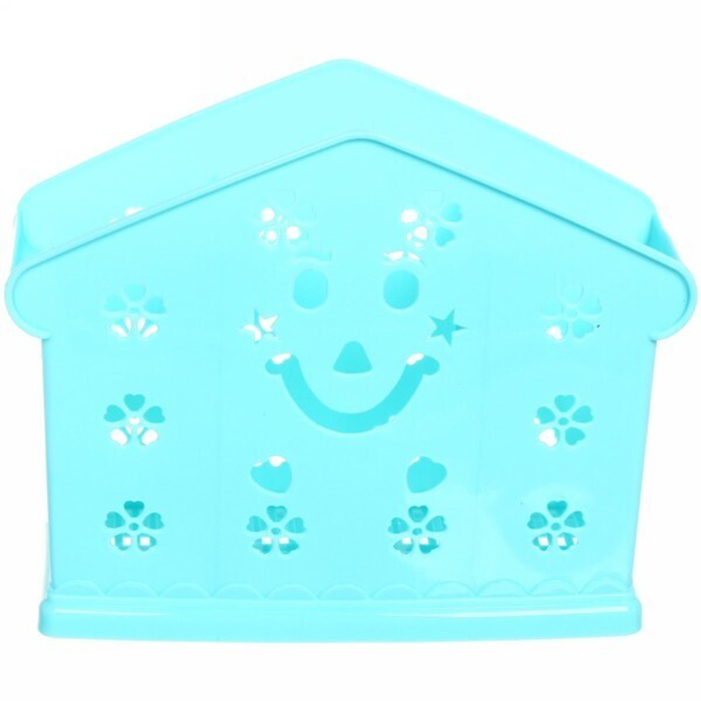 Подставка для столовых приборов «Смайл цветы» 20*7,5*16см пластиковая, 3 секции