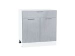Шкаф нижний с 2-мя дверцами и ящиком Валерия-М