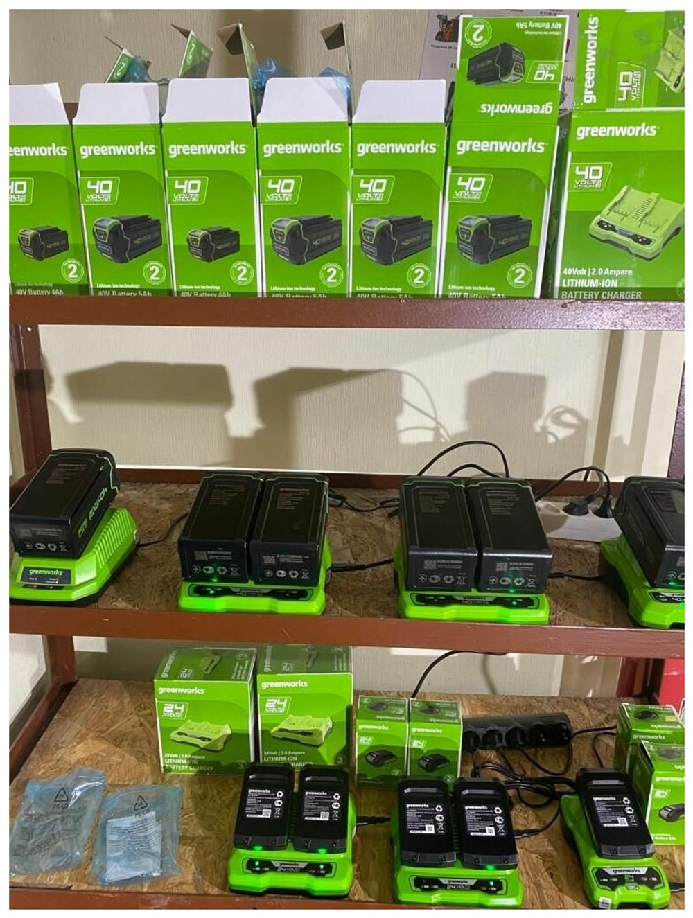 Аккумулятор GREENWORKS G24B2 24V,2 А.ч,LED индикатор,Li-ion (2926707)