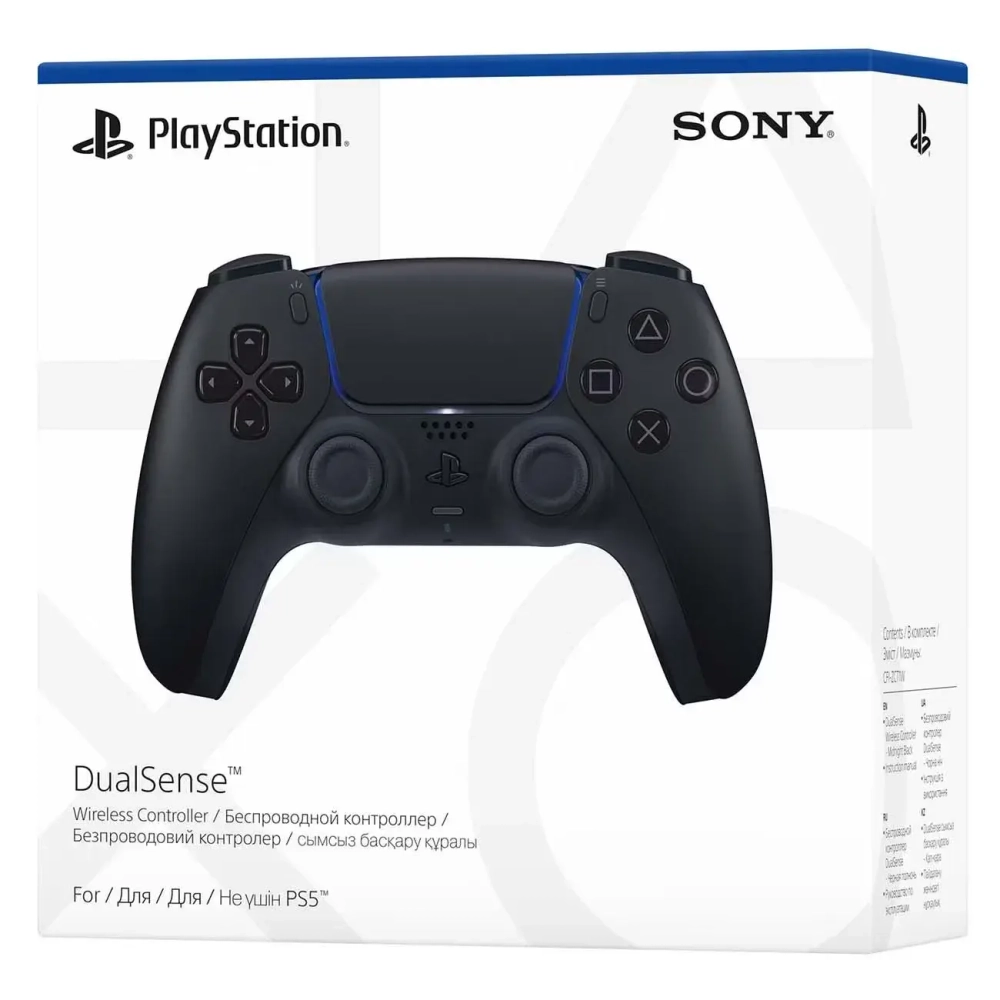 Геймпад PlayStation 5 DualSense, чёрный