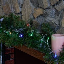 ULD-S0250-020-STA MULTI IP20 Гирлянда светодиодная. 2.5м. 20 светодиодов. Разноцветный свет. Провод прозрачный. ТМ Uniel