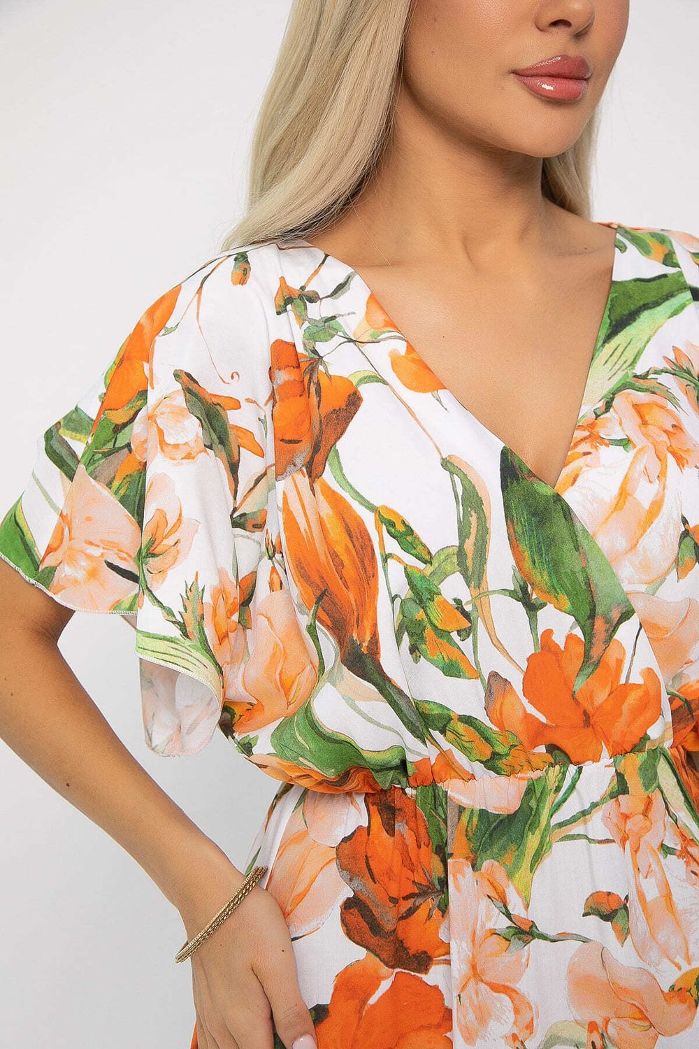 Платье Летнее настроение (оранжевое) П13726-7М LT Collection