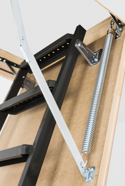 Лестница складная металлическая LMS