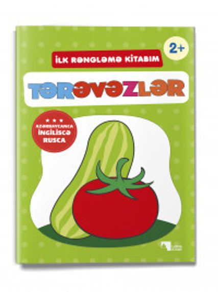 Tərəvəzlər - İlk rəngləmə kitabım