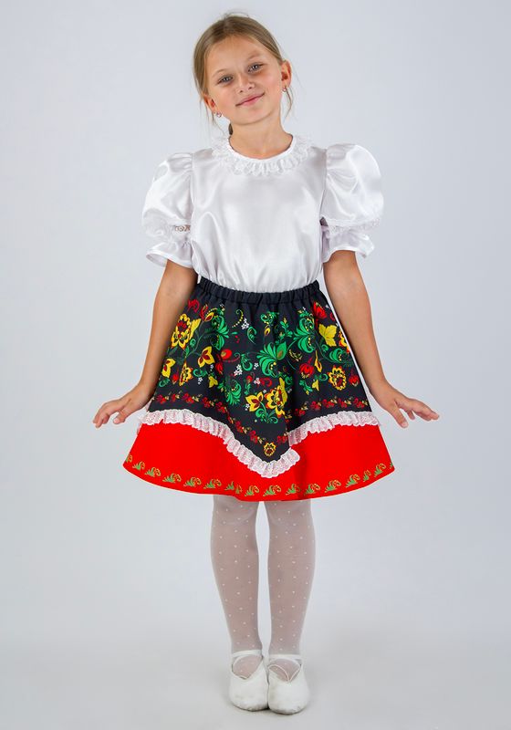 Хохлома с имитацией платка_1