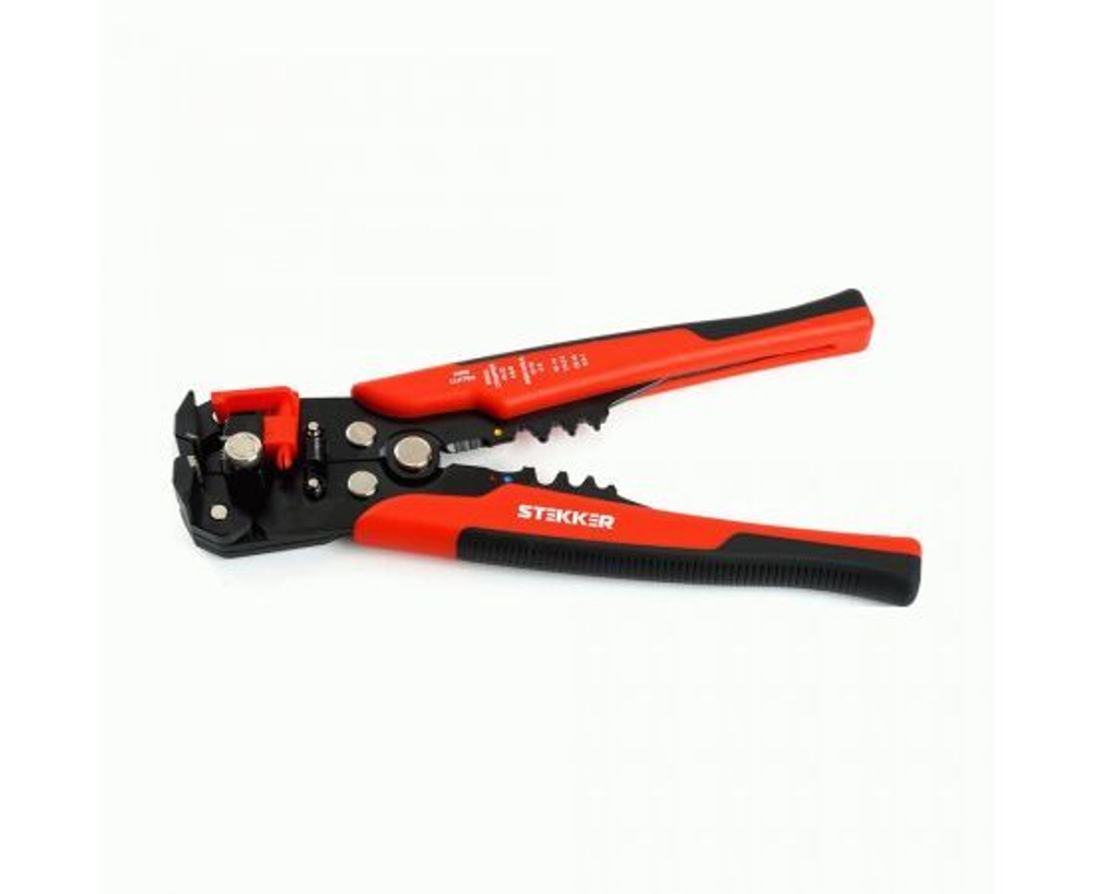 Автоматический многофункциональный инструмент для зачистки кабеля (стриппер), 0,2-6мм, WSC-001, Stekker, 39775 1 шт.