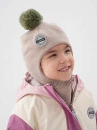 Шлем демисезонный из смесовой шерсти "Беж"