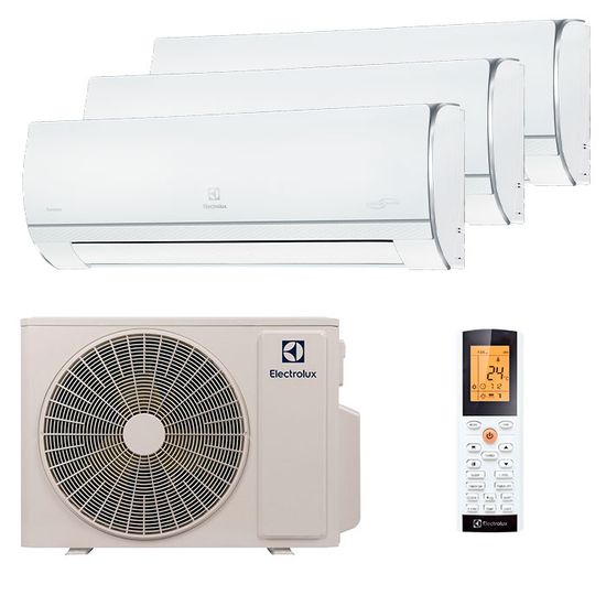 Мультисплит система на 3 комнаты Electrolux EACS/I-09HP FMI/N8_ERP_25Y x 3 / EACO/I-24 FMI-3/N8_ERP