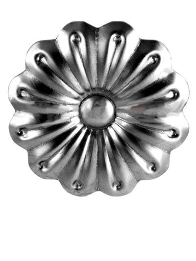 Кованый элемент "Цветок" Диаметр: 60 (1мм), вес 0,018 кг.