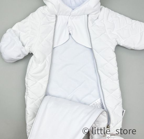 Комбинезон демисезонный "Коди" Белоснежный