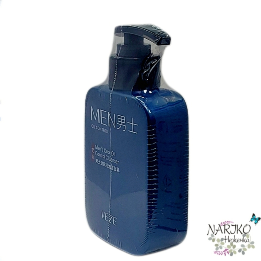 Гель для умывания мужской VEZE MEN Men's Cool Oil Control Cleanser длительная свежесть, 168 гр.