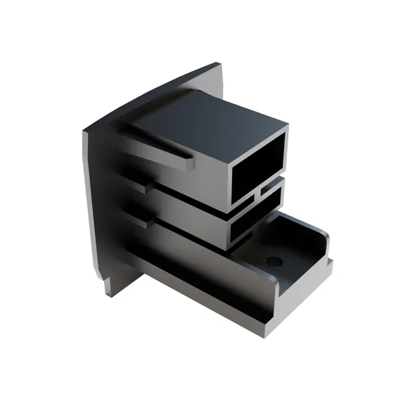 Заглушка торцевая Trinity черный, 1шт Technical tra005ec-31b