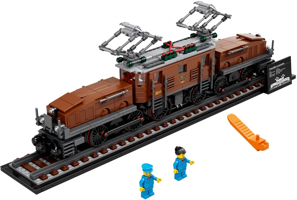 LEGO Creator Expert: Локомотив Крокодил 10277 — Crocodile Locomotive — Лего Креатор Создатель Эксперт