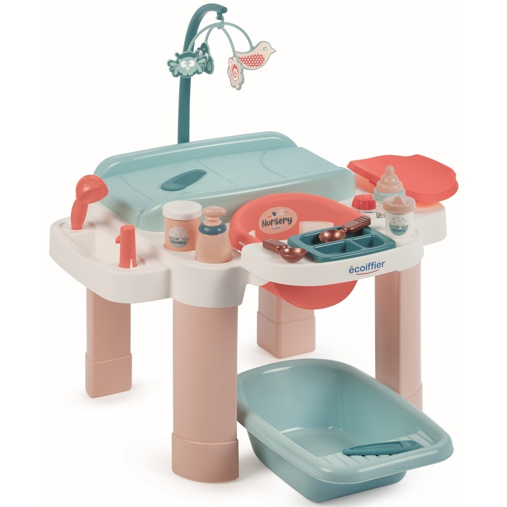 Ecoiffier Nursery - NURSERY NICLE + 13 аксессуаров Для куклы 32 см 1839