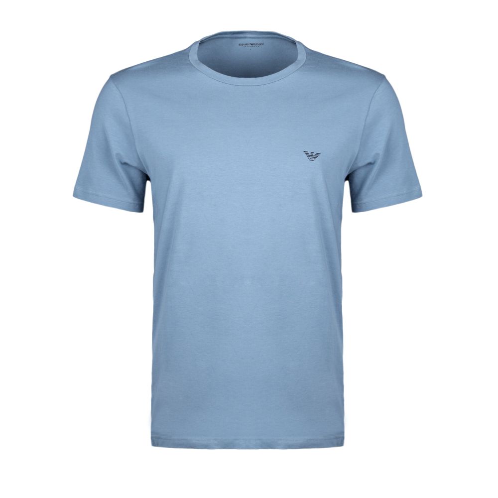 Набор мужских футболок 2в1 (серый, серо-голубой) Emporio Armani 111267_4F720 15349