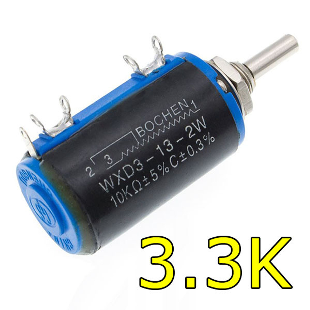 Потенциометр BOCHEN WXD3-13-2W 3.3K