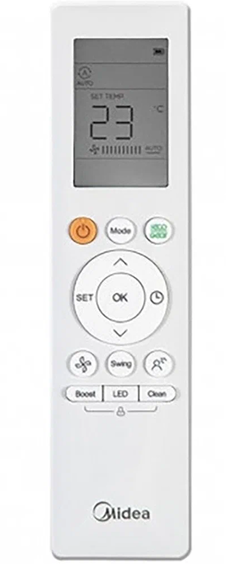 Коммерческая система кондиционирования постоянной производительности кассетного типа четырёхпоточная (360°) Midea INVERTER MCD1-36HRFN8(GA)/MOD30U-36HFN8-R(GA)/T-MBQ4-04A1