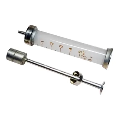 Шприц многоразовый 5мл Рекорд стеклянный с металлическим поршнем ШПм14