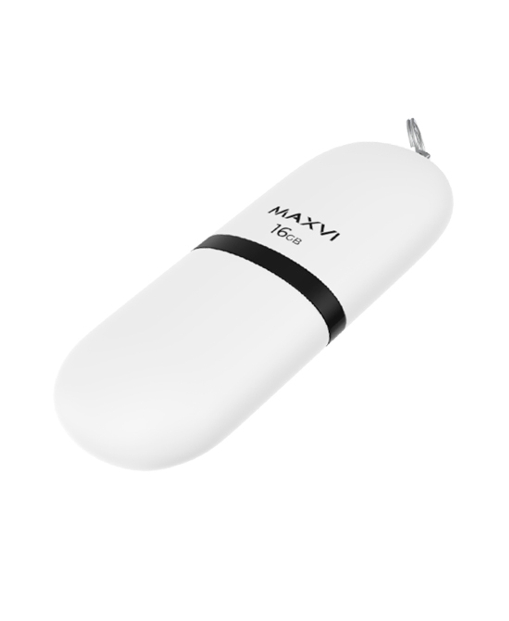 Карта памяти Maxvi USB SF 16GB white (FD16GBUSB20C10SF)