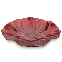 Тарелка обеденная 28см IVV Magnolia красная Италия детали