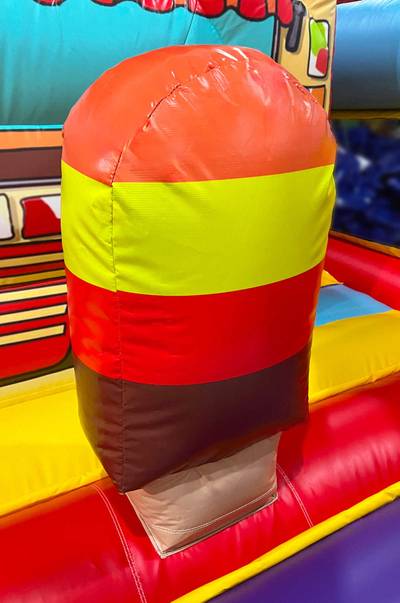 Коммерческий надувной батут «Мороженое 3», 5*5*3,5 м