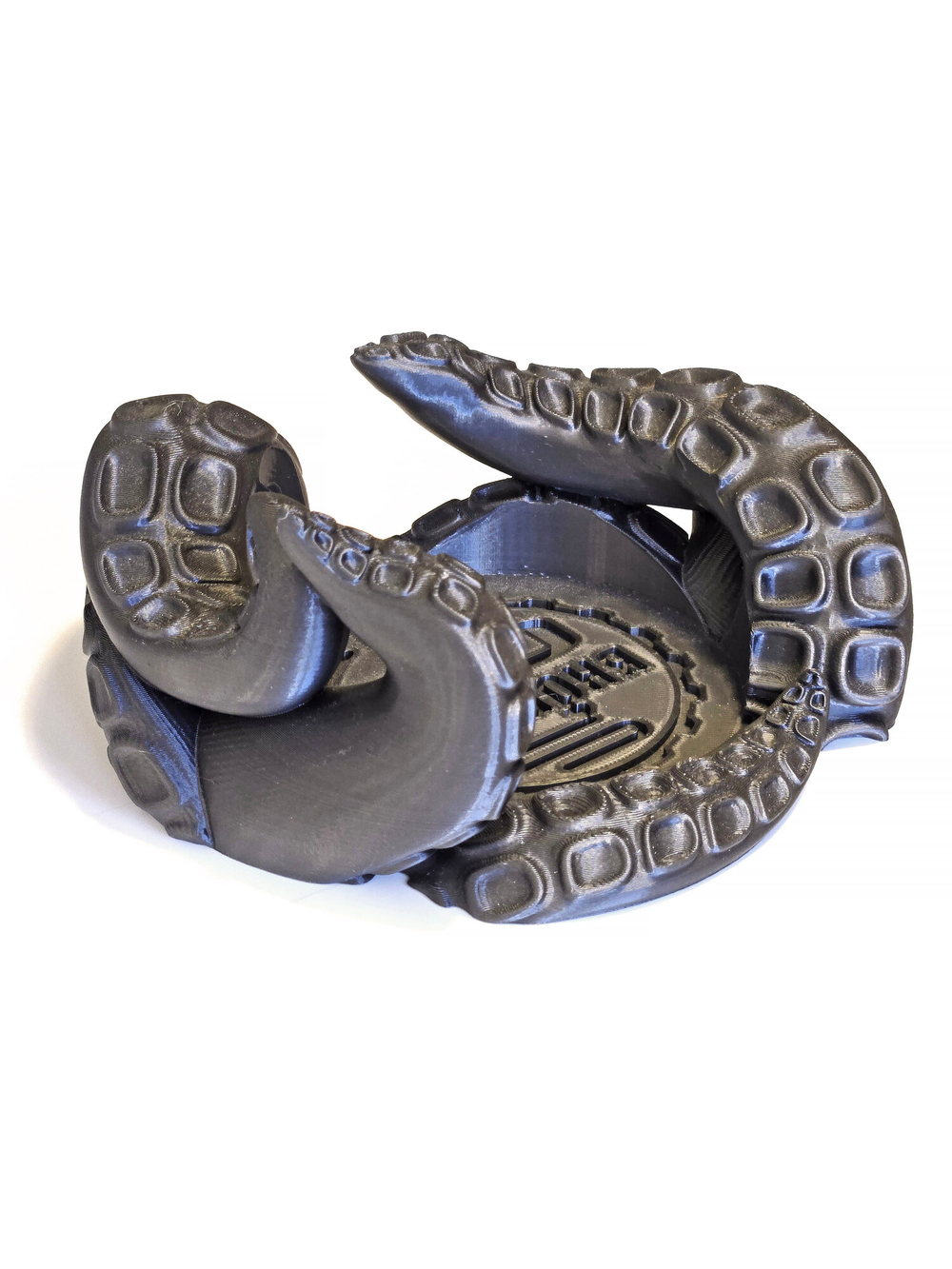 "Щупальца" - подставка для Яндекс станции Мини2 (Яндекс-Алиса), 3D печать, серая