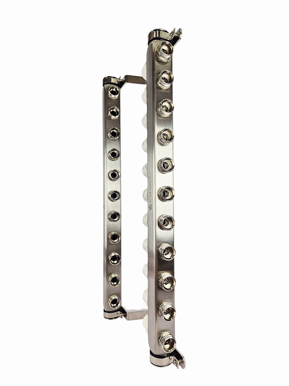 Коллекторная группа с расходомерами САРМАТ 1"x3/4" 11 вых. нерж SS2000 (CN)
