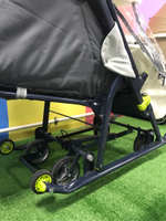 Коляска комбинированная «Ника Детям НД 7-2» с медвежонком бежевый (арт. НД7-2/МБ)