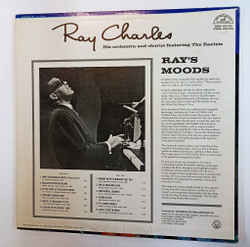 Винтажная виниловая пластинка LP Ray Charles His Orchestra And Chorus Rays Moods (USA 1966)