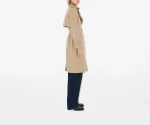 Длинный тренч с воротником и подкладкой Burberry Check