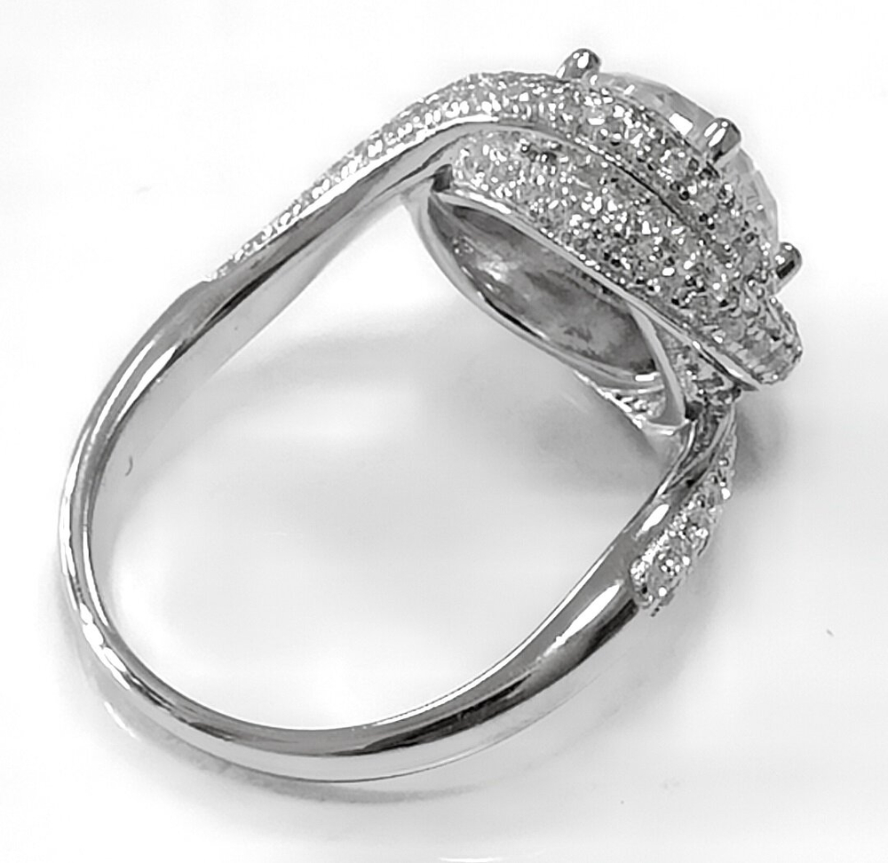 "Эстерелла" - ювелирное кольцо из чистого серебра 925-й пробы