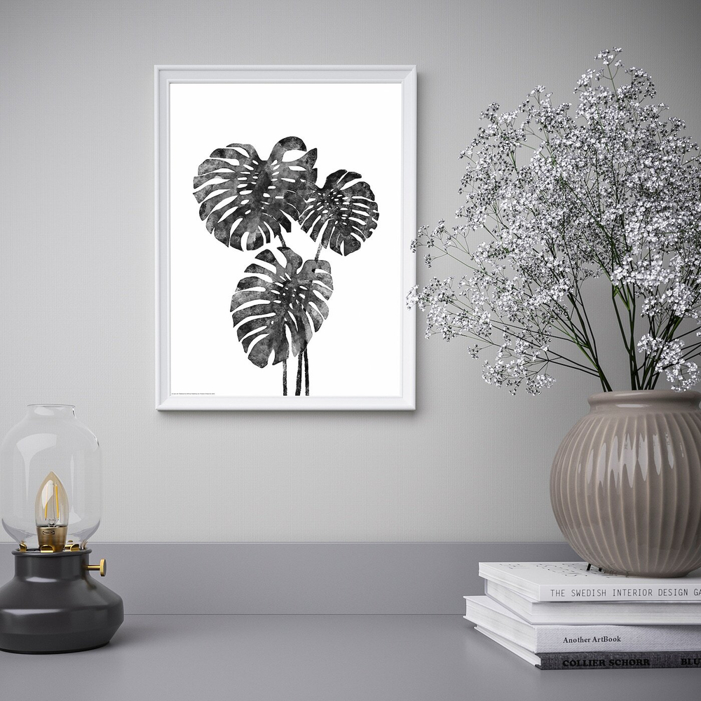 IKEA BILD  (ИКЕА БИЛД)  -  Постер, Monstera, 30x40 см