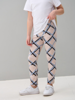 Детские леггинсы дЛГ-21/бежевый-линии