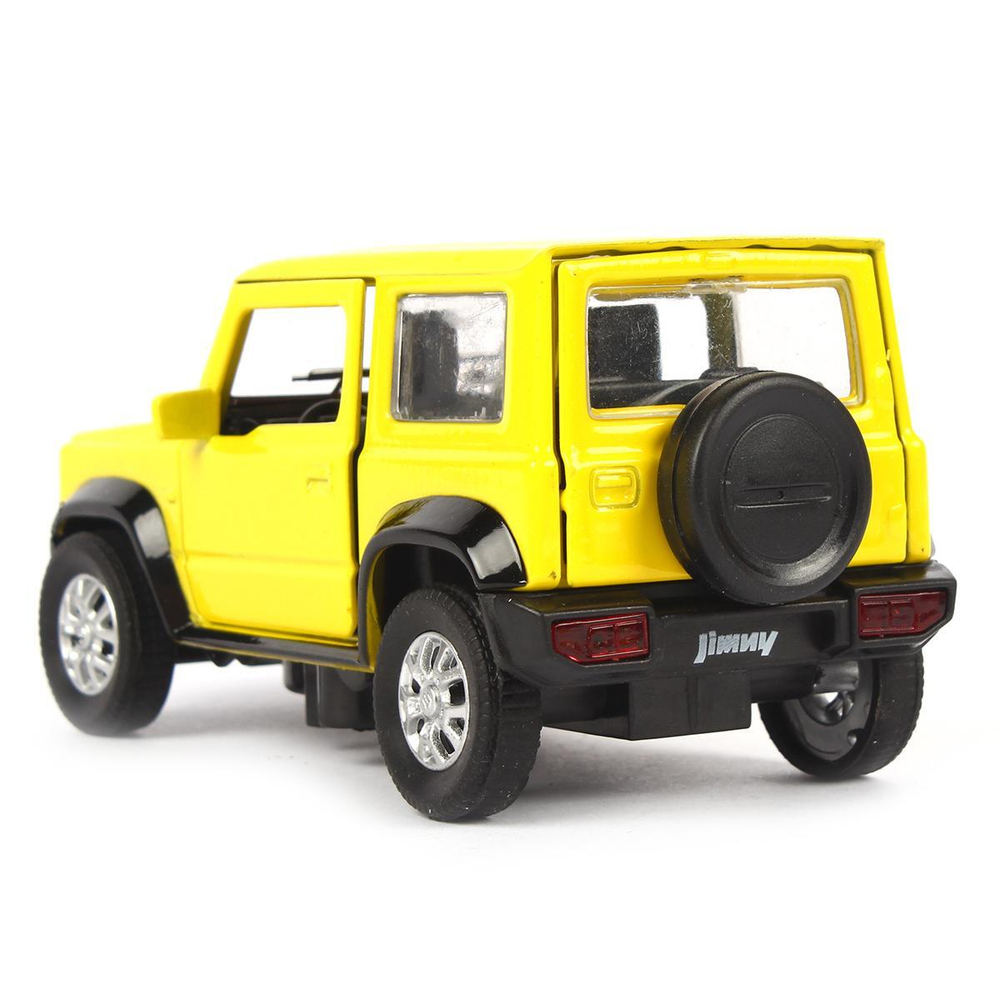 Модель ин. мет. "Suzuki Jimny" 11.5см, двер, баг, желт, коробка JIMNY-12-YEBK (Технопарк)