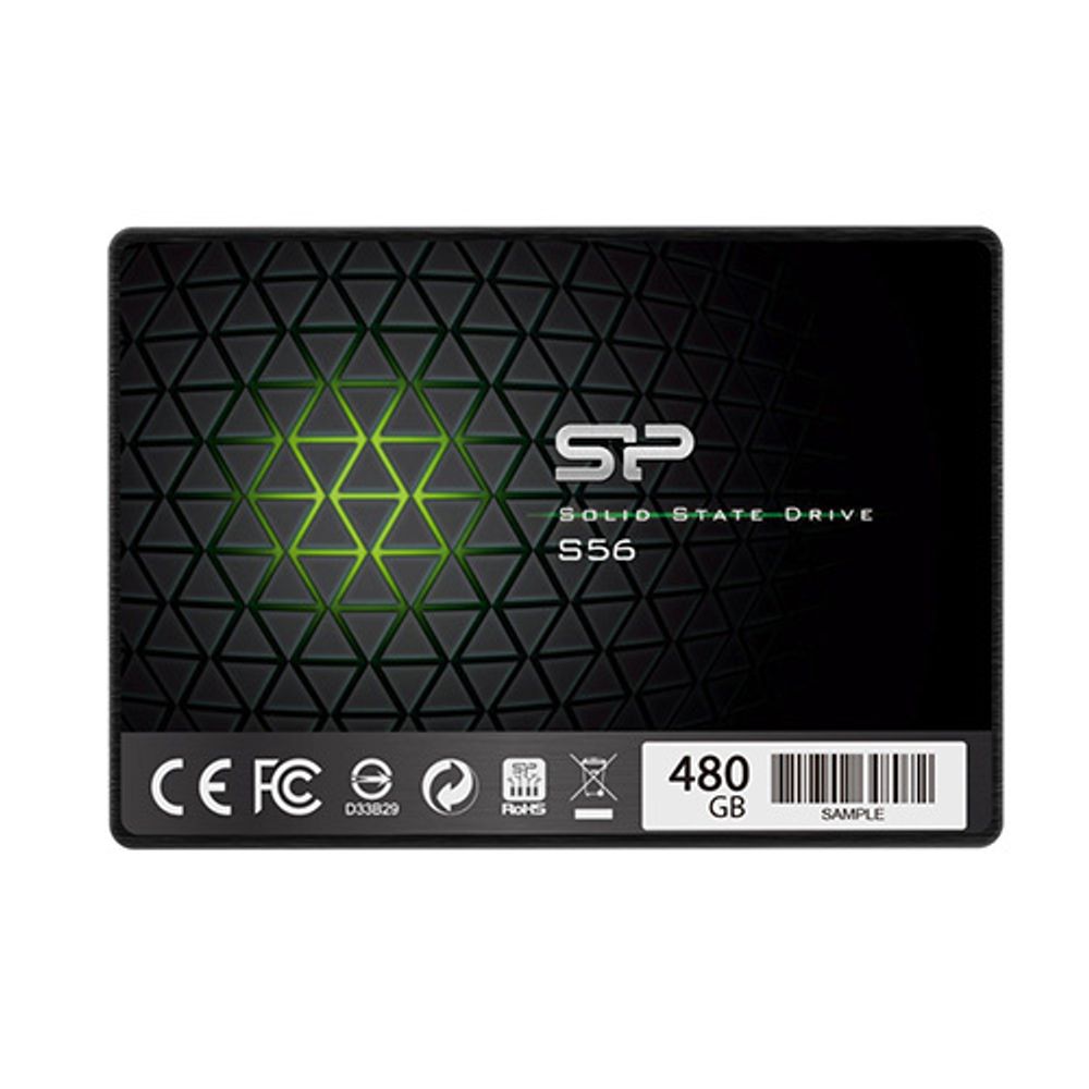 Твердотельный диск 480GB Silicon Power S56, 2.5&quot;, SATA III [R/W - 560/530 MB/s] TLC