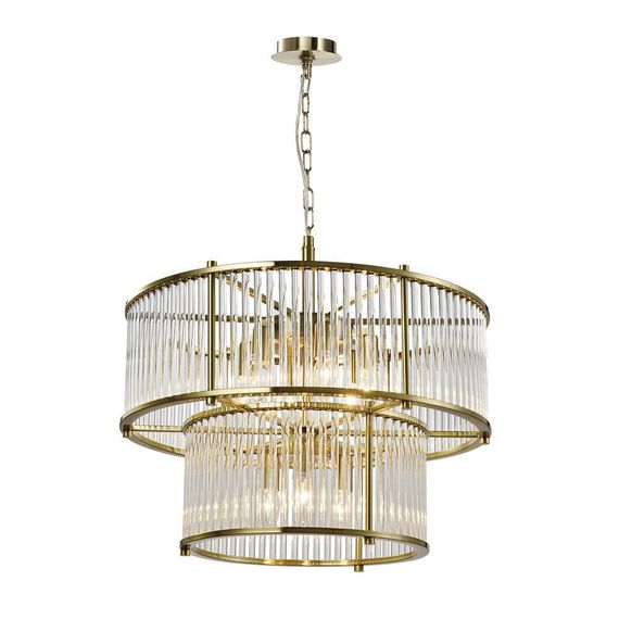 Подвесная люстра Lumien Hall Lariana LH3038/9P-A-CO-CL