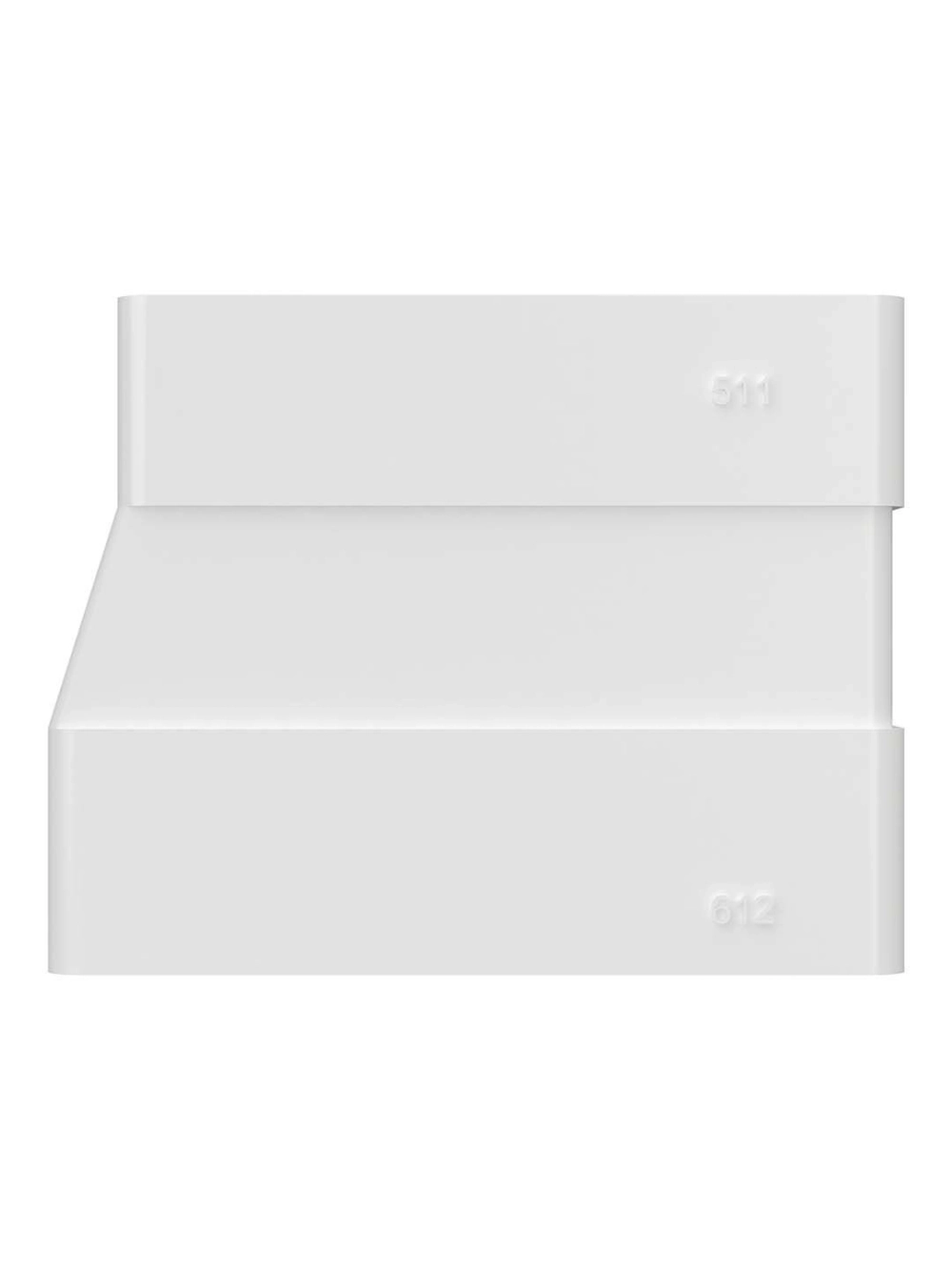 Соединитель 60х120/55х110 эксц плоский/плоский 612РП511П ERA