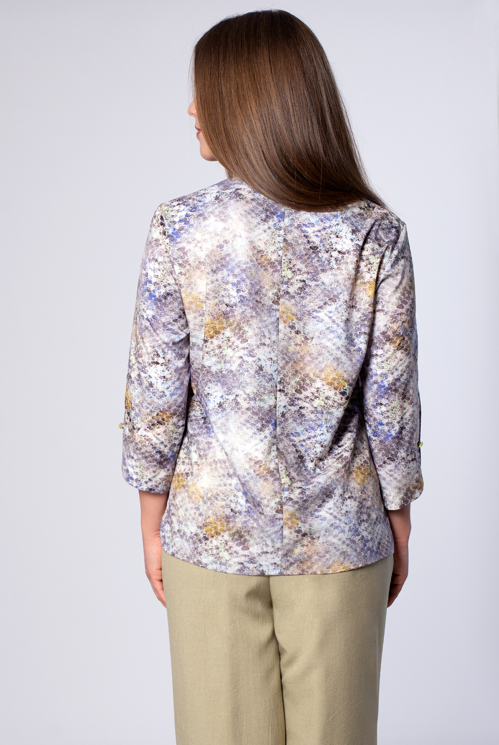 Блузка женская 4022зп, Принт #176Прб094022зп