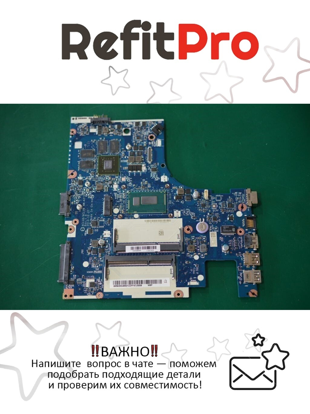 Материнская плата для ноутбука Lenovo Z40-70 NV GT 14T DIS 2G I5-4210U-PRO (5B20G45531), оригинал