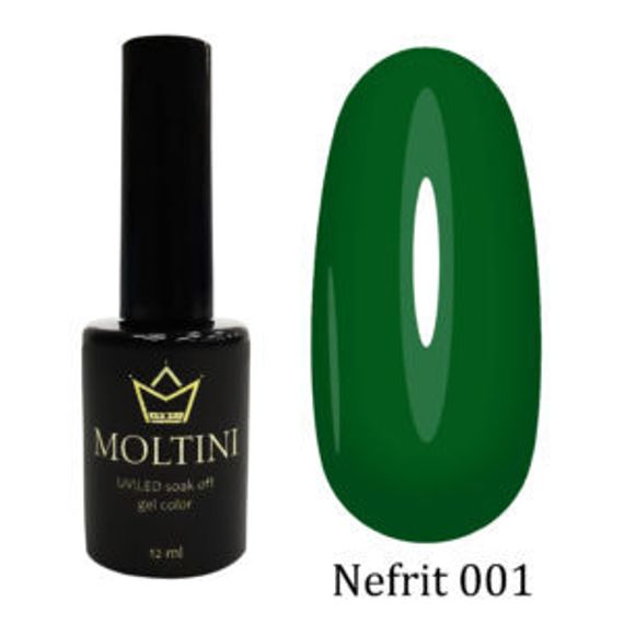 Гель-лак Moltini Nefrit 001, 12 ml