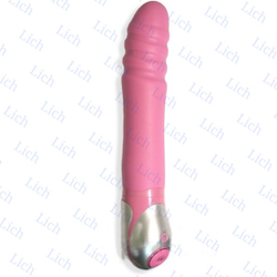 Розовый вибромассажер Zest, серия Vibe therapy.
