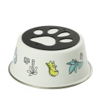 Миска металлическая на резинке "Динозаврики", 0,7л, Triol