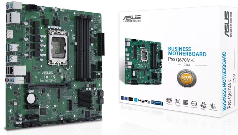 Материнская плата mATX ASUS Pro Q670M-C-CSM