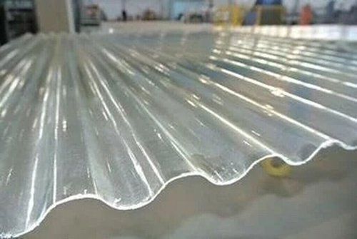 Прозрачный стеклопластиковый шифер волна 20/100 0,8 мм