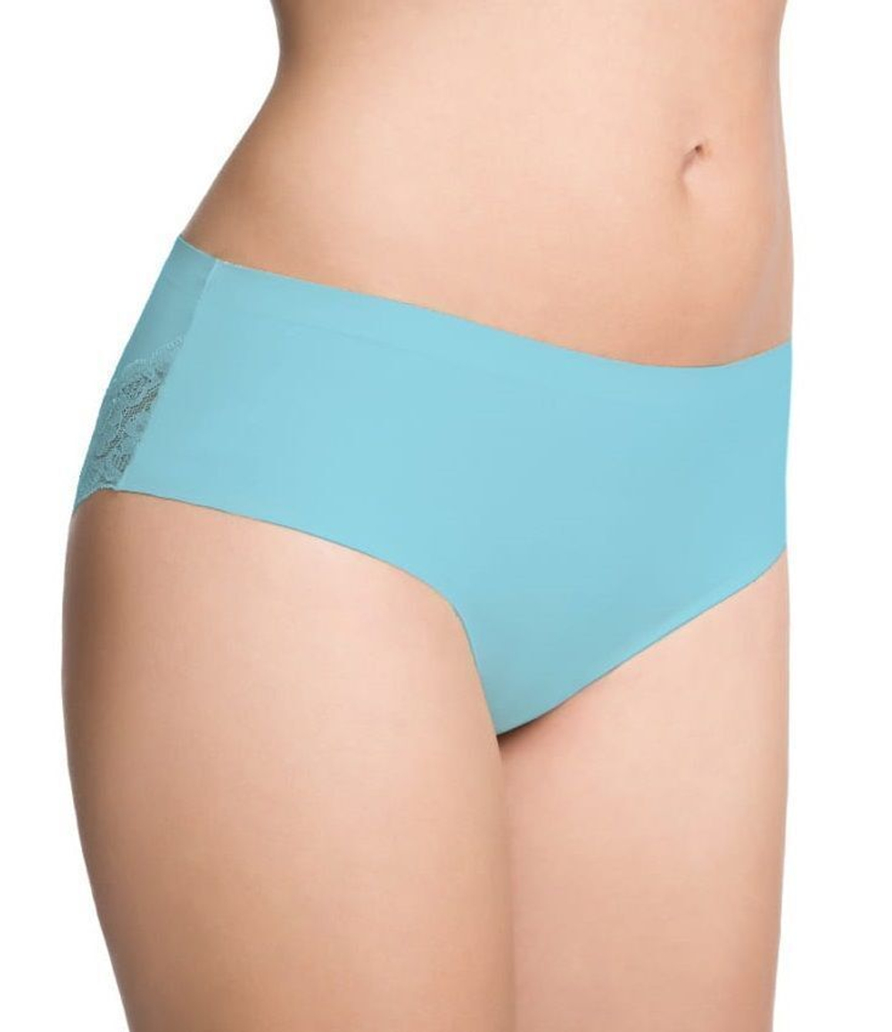 Трусики-слипы с кружевом Cheekie (Размер: XL) (Цвет: телесный)