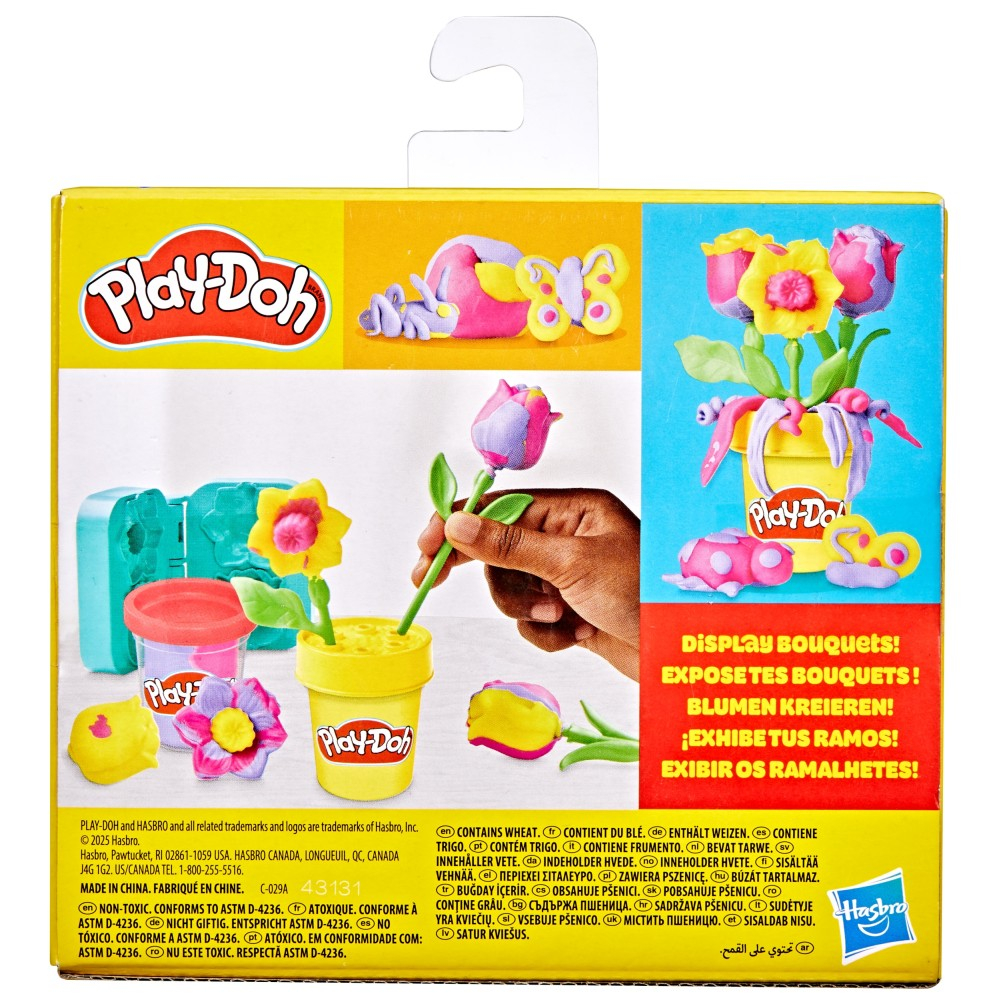 Hasbro G2476 G2478 — Набор с пластилином Play-Doh Тюльпаны и нарциссы набор с аксессуарами G2478 — фото 4
