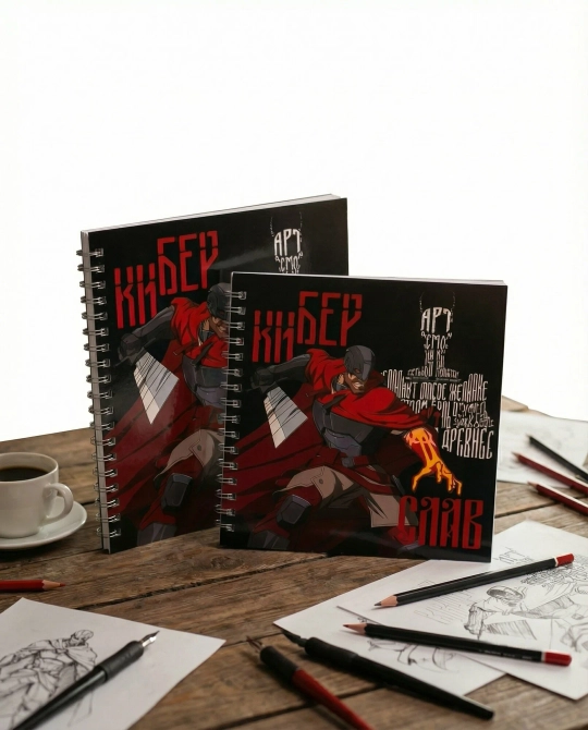 Скетчбук КИБЕРСЛАВ 7.2.66 х КИБЕРСЛАВ х КИНОПОИСК